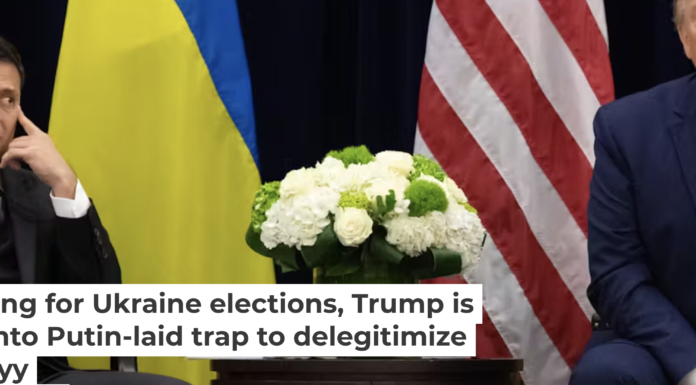 President Donald Trump and Ukrainian President Volodymyr Zelenskyy meet on Sept. 25, 2019, on the sidelines of the United Nations General Assembly. Saul Loeb/AFP via Getty Images